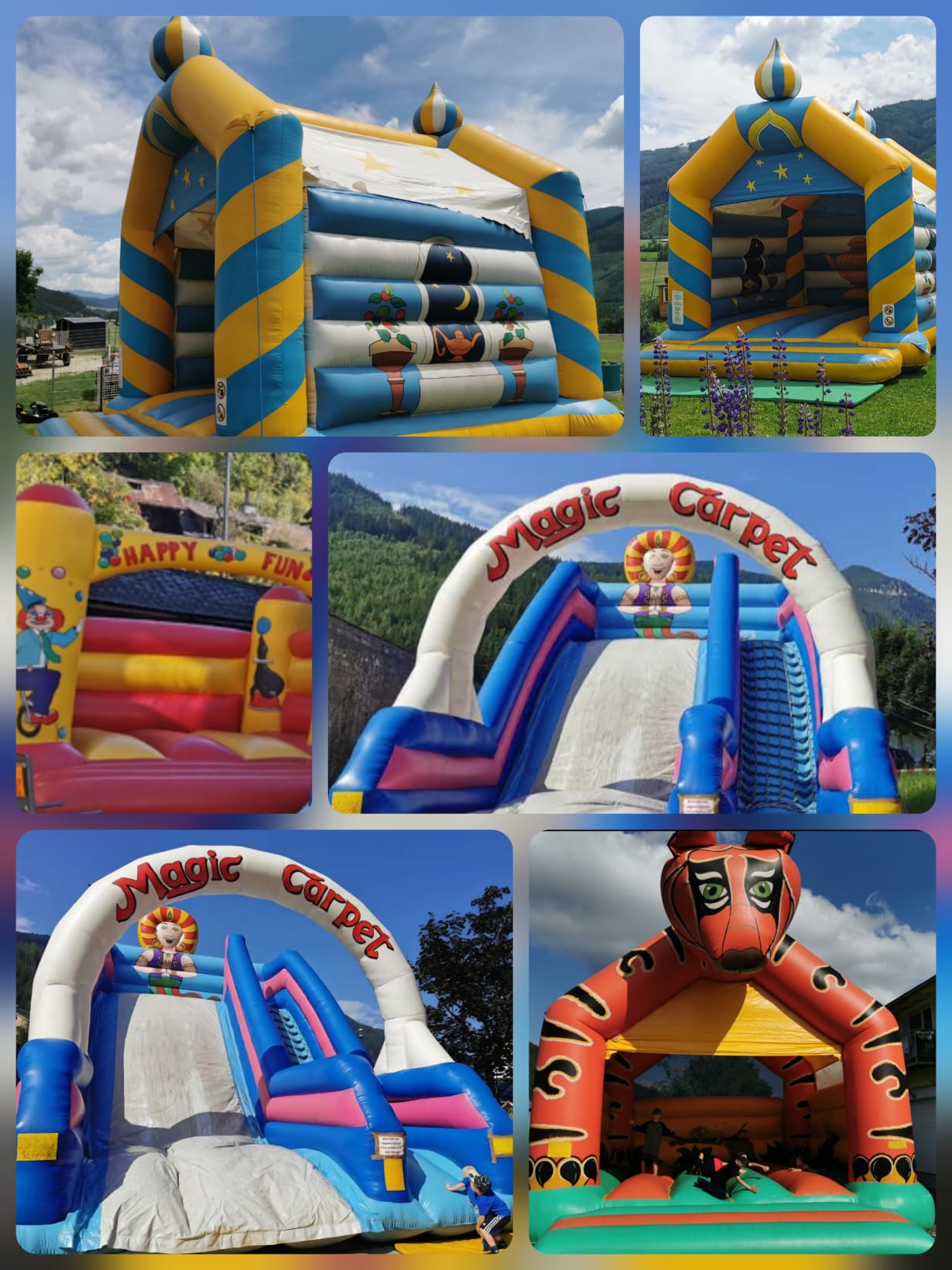 Hupfburg Hüpfburgen Knöbelreiter